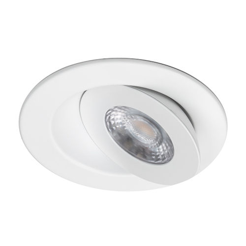 Product image for WAC Lighting R6ERAR-W930-WT 6" Round Lotos Adjustable LED Recessed Downlight