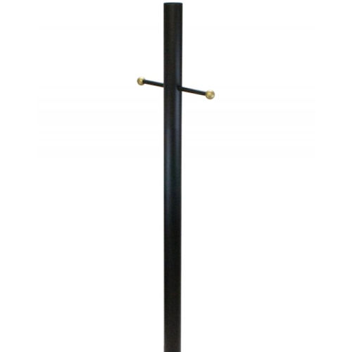 Product image for Wave Lighting 295NCA-BLK 7ft Pole, No Cross Arm, Black