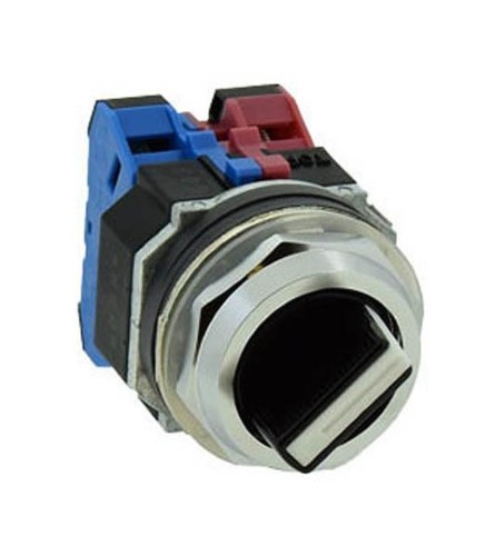 Product image for IDEC Corporation ASD320NU Maintained Selector Switch, 3 Position Knob, 2NO, 10A, 600V, TWND Series