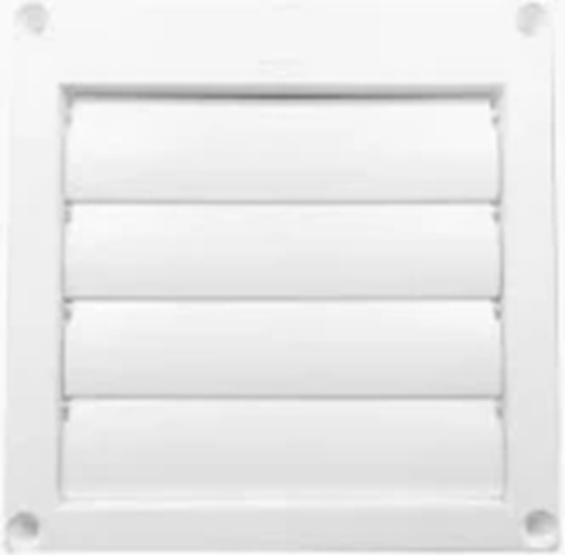 Product image for BUILDERS 110282 4-IN DRYER OR BATH LOUVERED VENT WHITE