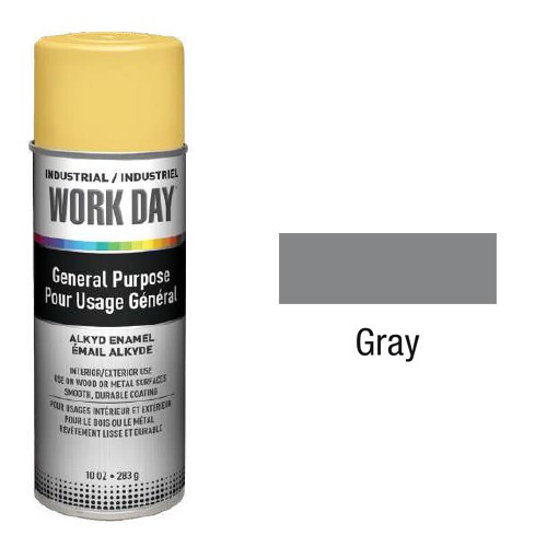 Product image for Krylon A04405 Gray Industrial Enamel Paint