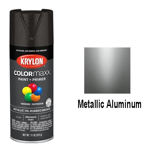 Product image for KRYLON` K05587007 METALLIC ALUMINUM