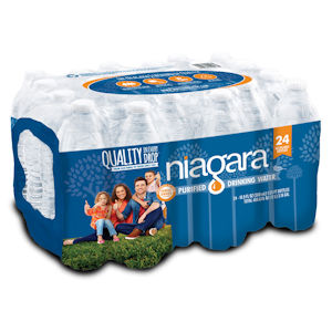 Product image for Niagara Bottled Water, 16.9oz Bottles, 24/Pack