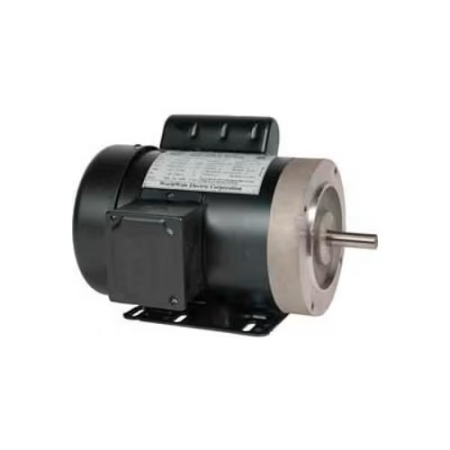 WorldWide Electric NATE1.5-18-56 1.5HP General Purpose Fractional HP Motor, 1800 RPM, 208-230/460V 3-Phase, 56C Frame, TEFC Enclosure, Rigid Base