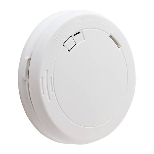 Product image for BRK PR700B (1039772) Low Profile Battery Powered Photoelectric Smoke Alarm, 9V