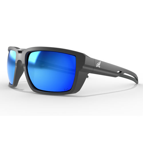 Product image for EDGE LS113MPAP LASSEN BLACK FRAME / POLARIZED AQUA PRECISION BLUE MIRROR LENSES