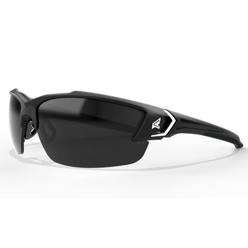 Product image for EDGE SDK116-G2 KHOR G2 BLACK FRAME / SMOKE LENSES SAFETY GLASSES