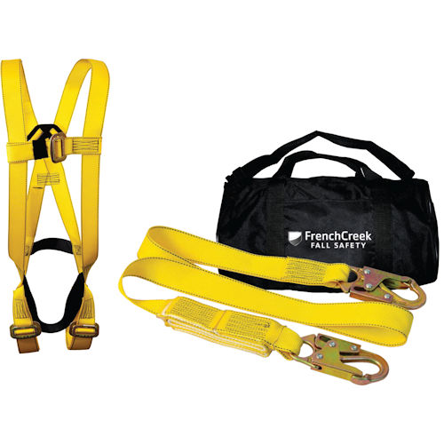 FrenchCreek 631-KIT Safety Harness Kit, includes 631-L/XL Harness, 490A Lanyard & 208Z Carrying Bag