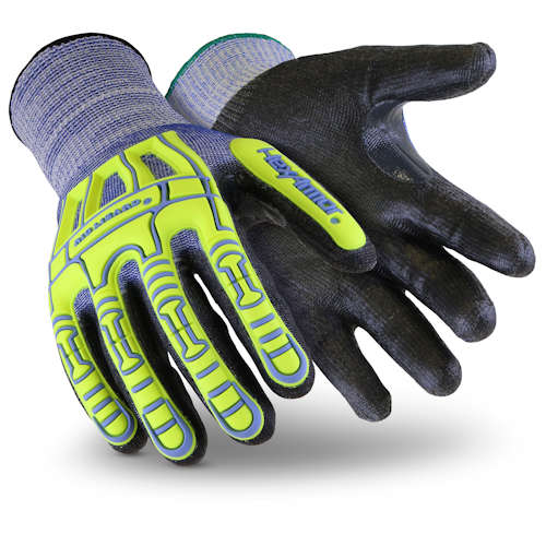 Product image for HexArmor 2095-S High Cut Impact Gloves w/ PU Dip, Small