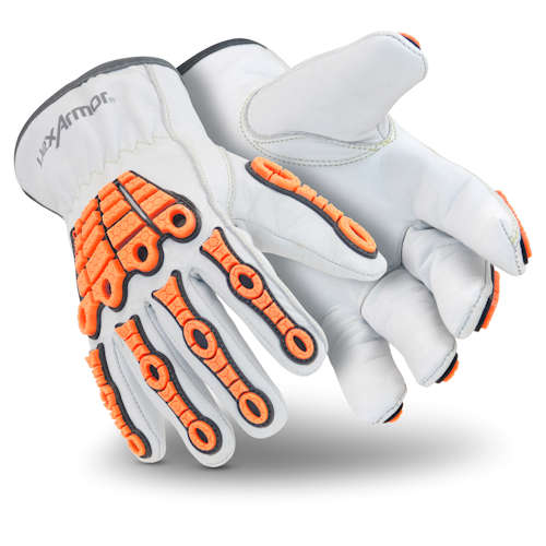 Product image for HexArmor 4060-2XL Chrome SLT Leather Gloves w/ Impact, XXLarge