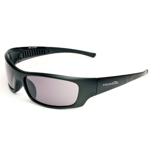 Product image for HoriSun 7481 Style 662 'Captain' Safety Eyewear, Satin Black Frame / Smoke Lens