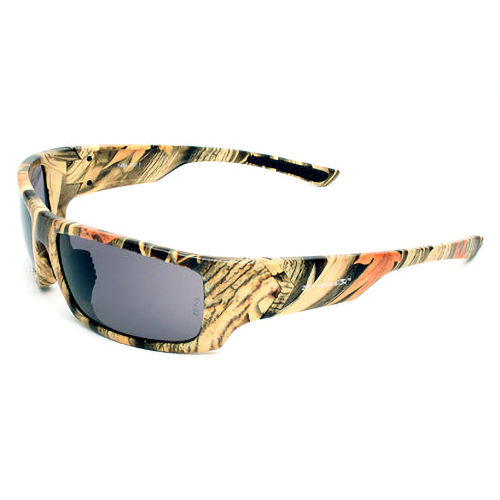 Product image for HoriSun 7454 Style TP645 'Wave Rider' Safety Eyewear, Camouflage Frame / Smoke Lens