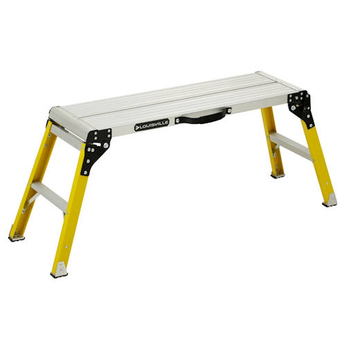 Product image for Louisville Ladder L-3042-03 3ft Fiberglass Mini Working Platform, Type IA, 300lb Load Capacity