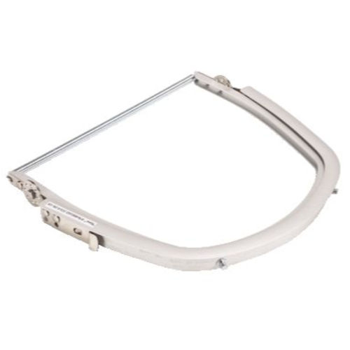 Product image for MSA Safety 10158799 V-Gard® Metal Visor Frame, for MSA Caps, Anodized Aluminum (10/Pack)