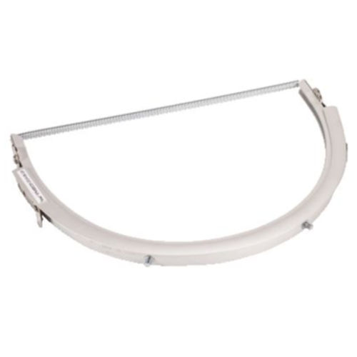 Product image for MSA Safety 10158821 V-Gard® Metal Visor Frame, for MSA Full Brim Hats, Anodized Aluminum (10/pack)