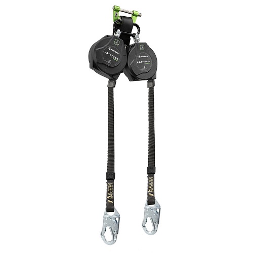 Product image for Safewaze 023-5345 Latitude Edge 8' Dual Web SRL: Snap Hooks