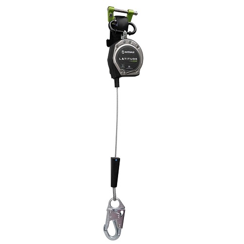 Product image for Safewaze 023-5350 Latitude Edge 8' Single Cable SRL: Snap Hook