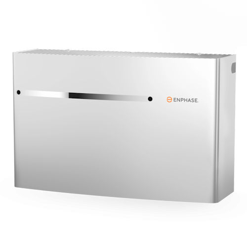 Product image for ENPHASE ENCHARGE-10-1P-NA Encharge-10 Base Kit w/Three 1.28kVA, 3.36kWh, Single Phase Battery Units w/12 Integrated IQ8X-BAT Microinverters & Backup Feature / Cover Kit w/Encharge-10 Cover, Mounting Bracket, Screws, Two Raceway Joiners, Set of Wires for Daisy Chaining the Three Battery Units