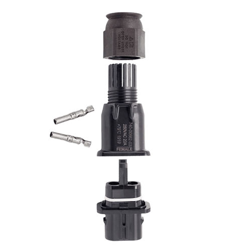 Product image for Enphase Q-CONN-10F Female Field-Wireable Connector (Socket) for IQ Cable