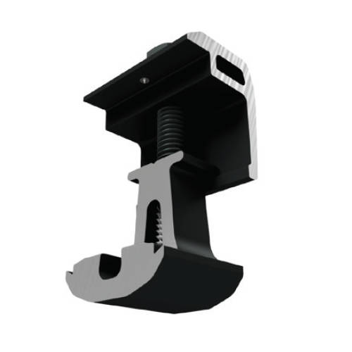 Product image for SnapNrack 242-02073 Ultra Rail / S200-Series End Clamp, Black