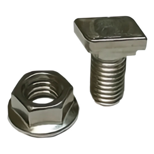 Product image for Unirac 009020S SolarMount Bonding T-Bolt & Nut, 3/8" x 3/4", Stainless Steel