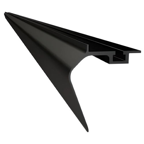 Product image for Unirac 206072D-B SolarMount Trim, 168" - Dark Bronze Anodized (Black) Aluminum