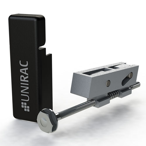 Unirac 302035M SolarMount End-Clamp Pro - Mill Finish Aluminum