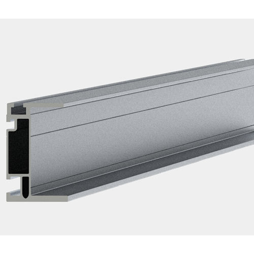Product image for Unirac 410204M SolarMount Heavy Duty Rail, 204", Mill Finish Aluminum