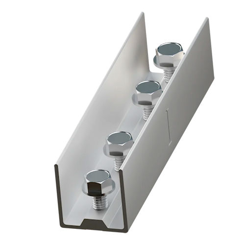 Product image for UNIRAC RLSPLCM2 NXT HORIZON RAIL SPLICE