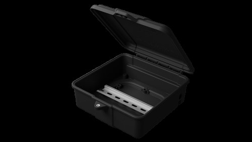 Product image for UNIRAC SBOXRAIL-D PV-RATED RAIL-MOUNTED JUNCTION BOX