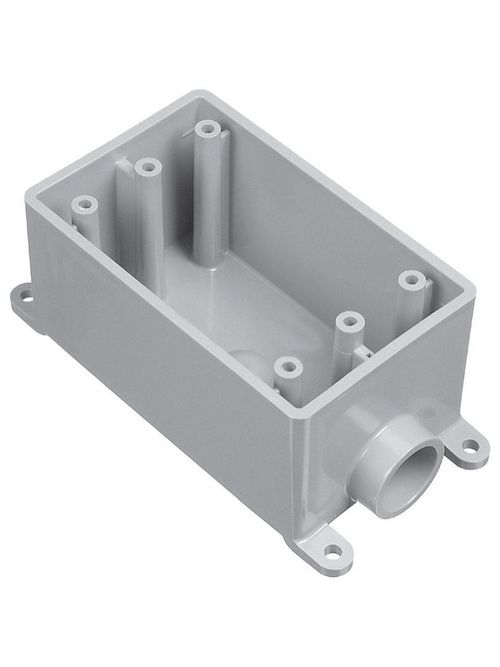 1/2 Inch FSE Style PVC Gang Box with Lugs Product image for 1/2 Inch FSE Style PVC Gang Box with Lugs