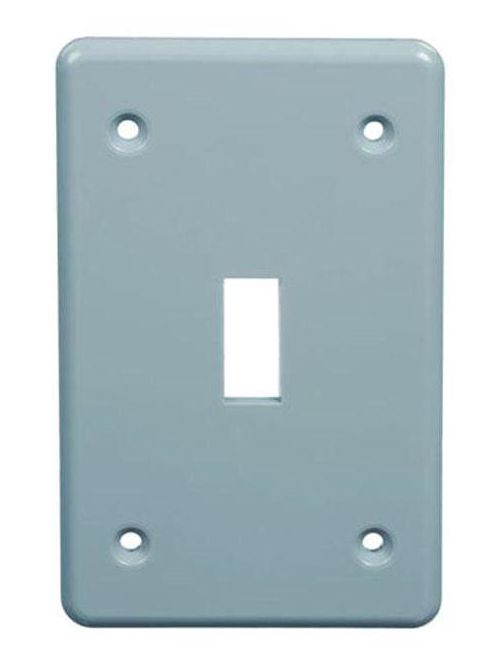 Product image for 1-Gang GFI Receptacle PVC Weatherproof Device Box Cover