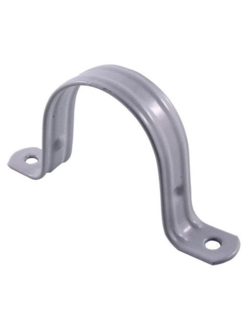 Product image for 2 Inch 2-Hole Steel PVC Coated Pipe Strap