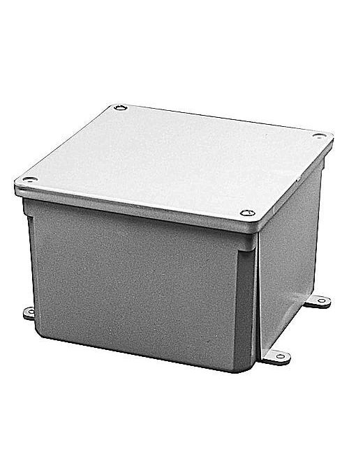 Product image for PVC 6" x 6" x 4" Junction Box w/ Cover