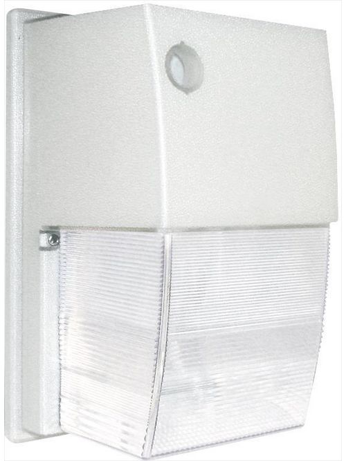 Product image for RAB WPTF26W/PC2 26 W 277 Volt 5-3/4 x 6-7/8 x 11 Inch White Fluorescent Wall Pack