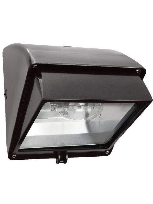 Product image for RAB WP1CF42/PC 42 W 120 Volt 8-1/2 x 7-1/2 x 8-5/8 Inch Bronze Fluorescent Wall Pack