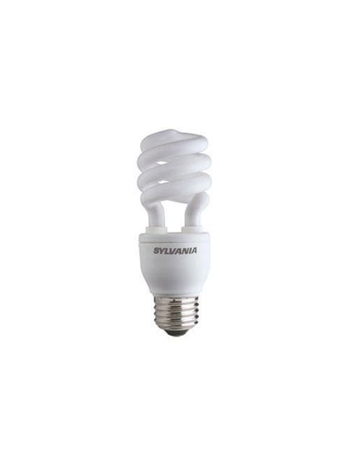 Product image for Sylvania 29378 11 W 82 CRI 3000 K 600 lm Medium Base Mini Twist Electronic Compact Fluorescent Lamp