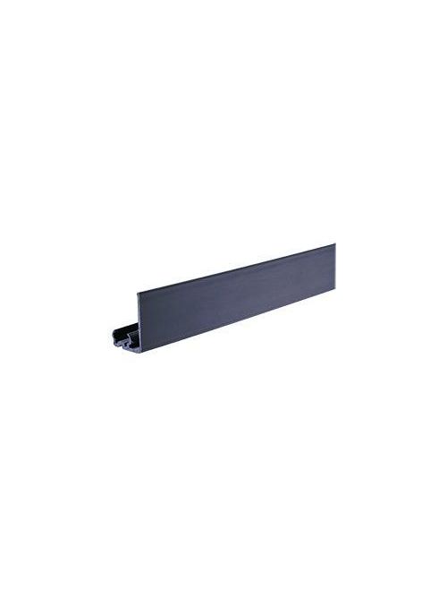 Product image for Sea Gull Lighting 9443-12 48 x 7/8 x 1-1/8 Inch Black Lighting Track Fascia Panel