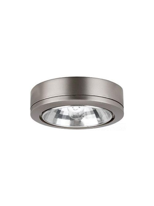 Product image for Sea Gull Lighting 9485-962 1-Lamp 18 W 12/24 Volt Brushed Nickel T5 Xenon Disk Light