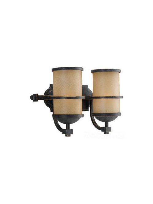 Product image for Sea Gull Lighting 44521-845 2-Light Flemish Bronze Bath Bar Lighting Fixture