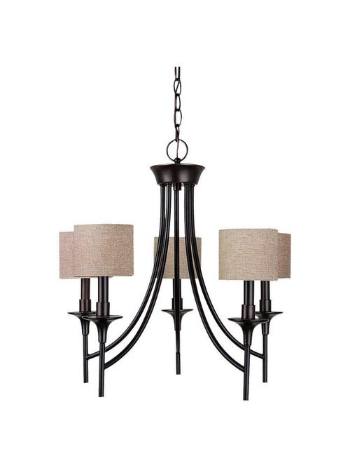 Product image for Sea Gull Lighting 31942-710 5-Light Stirling Burnt Sienna Chandelier