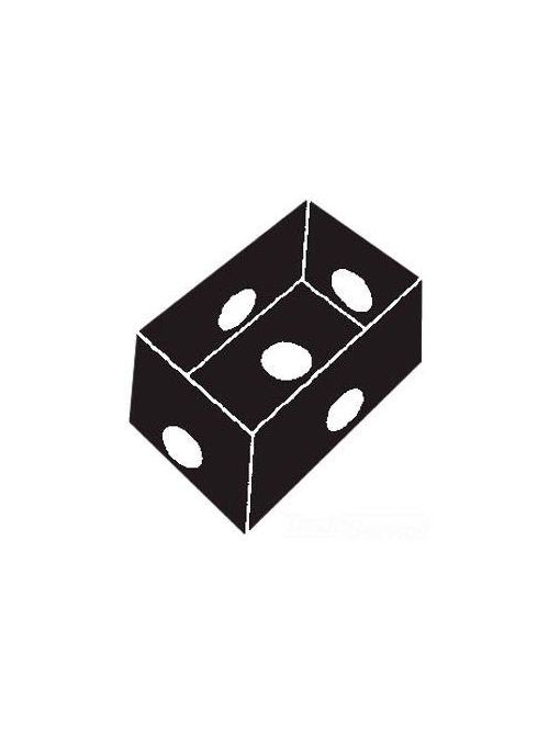 Product image for Mulberry 30221 1-Gang Weatherproof Box w/Lugs, (5) 1/2" Hubs (1 ea. end, 1 ea. side, 1 in back), 2" Deep, Die-Cast Aluminum, 18cu.in, Gray