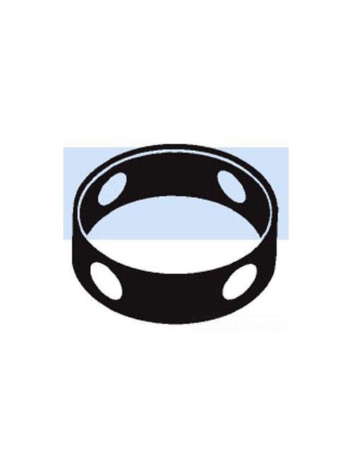 Product image for Mulberry 30335 4" Round Weatherproof Outlet Box Extension, (4) 3/4" Hubs, 1-1/2" Deep, Die-Cast Aluminum, 15.3cu.in, Gray