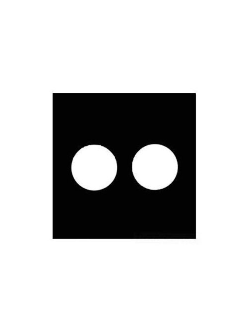 Product image for Mulberry 30461 2-Gang Powder Coated Solid Aluminum 1-Single Receptacle Self-Closing Weatherproof Device Cover