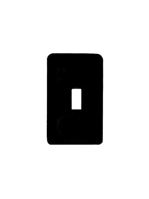 Product image for Mulberry 75771 1-Gang White Wrinkle Painted Steel 1-Toggle Switch Wallplate