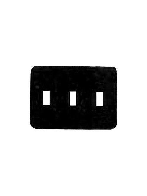 Mulberry 79073 3-Gang Ivory Wrinkle Painted Steel 3-Toggle Switch Wallplate Product image for Mulberry 79073 3-Gang Ivory Wrinkle Painted Steel 3-Toggle Switch Wallplate