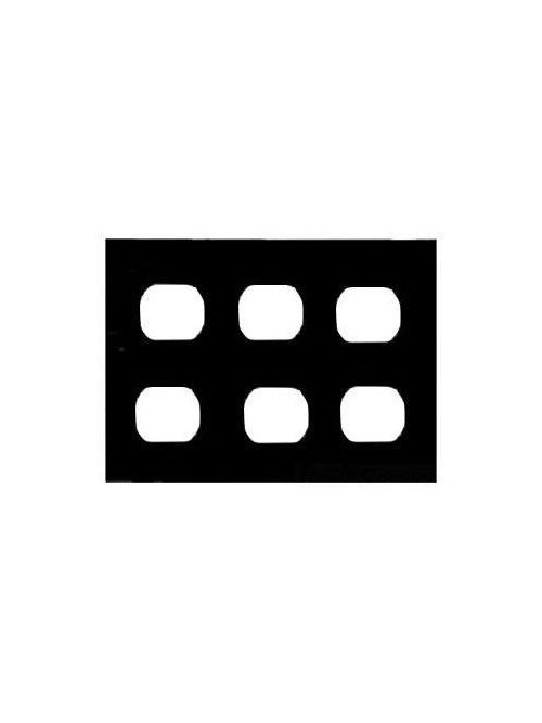 Product image for Mulberry 93103 3-Gang Satin 302 Stainless Steel 3-Duplex Receptacle Wallplate