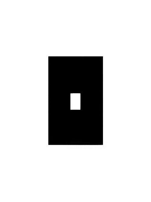 Product image for Mulberry 94071 1-Gang Satin Solid Brass 1-Toggle Switch Wallplate