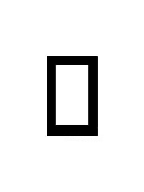 Product image for Mulberry 94401 1-Gang Satin Solid Brass 1-Block Duplex/GFI Receptacle Wallplate