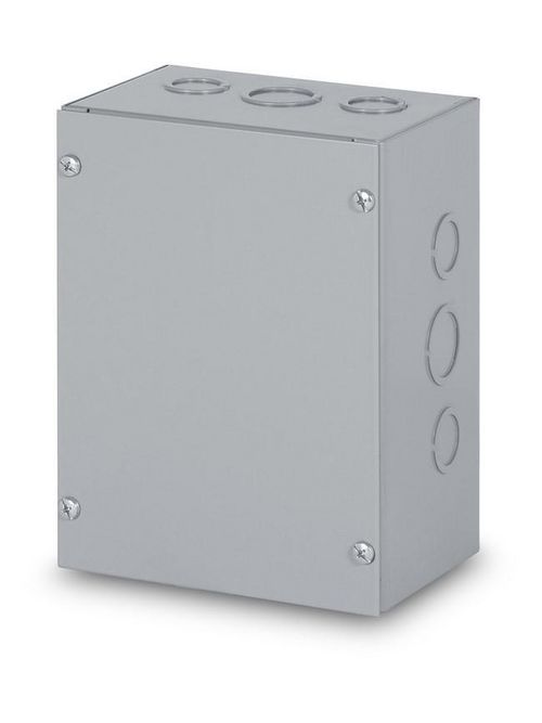 Product image for Austin AB-12126SB 12 x 12 x 6 Inch N1 Galvanized Box with Screw Cover